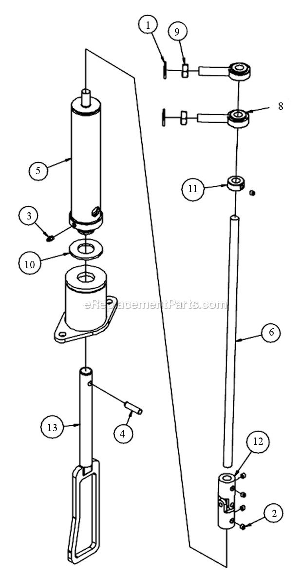 Page M Diagram and Parts List for MK-4024KB  MK Diamond Concrete Saw